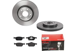 BREMBO BREMSSCHEIBEN Ø293mm + BREMSBELÄGE VORNE FÜR HONDA CIVIC 10 CIVIC 9 FK