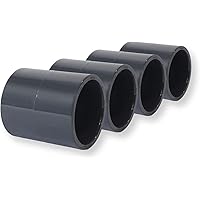 Paradies Pool GmbH PVC Fitting Klebemuffe Ø 50mm, Qualität aus Europa, Menge: 4 Stück