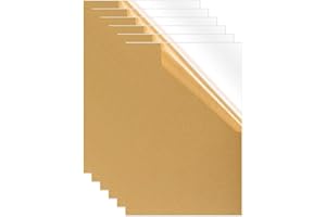YIWONFU Acrylic Panels, Clear Plastic Craft Sheets for Painting, Signs & DIY (6Pcs-A4/29.7x21cmx1mm)