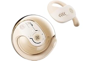 ZOMBIES CAT Open Ear Kopfhörer, Kopfhörer Kabellos Bluetooth 5.3 kopfhörer mit Mikrofon für klare Anrufe, spezielles Umhängeband, IPX5, wasserdichte Kopfhörer für Sporttraining, B7 Weiß