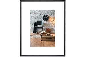 Hama Sevilla Ramka Na Zdjęcia Z Papierowym Passe-partout 15 x 20 cm Z Tworzywa sztucznego Czarna