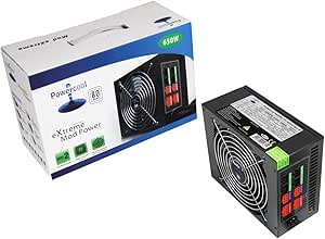 Powercool Modular 650W 80+ Single 12V V2.2 High Efficiency PSU