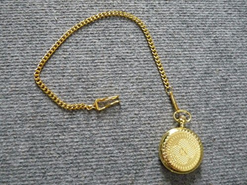 Preisvergleich Produktbild Taschenuhr "Hattenberg - Motiv: Europa", vergoldet, mit Uhrenkette