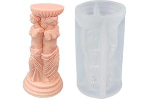 FYBlossom Moule en Silicone De Déesse De Vénus 3D, DIY Moulle à Bougie Silicone Corps Femme, Moule à Bougie pour Savon, Bougie, Chocolat Et Gâteau, Décoration D'intérieur (Stil C)