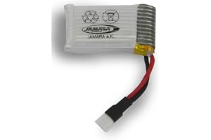 Batteri AX8 Lipo 3,7 V 300 mAh 1,11 Wh, kraftfullt, uppladdningsbart batteri, högt energiinnehåll vid låg självurladdning