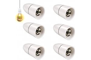 LOUUUOU 6 PCS B22 Bayonet Light Fitting, Bayonet Fitting, Light Fittings Ceilings Beautiful Durable Easy to Install and Use, Suitable for Pendant Lamps Wall Lamps and Ceiling Lighting Fixtures