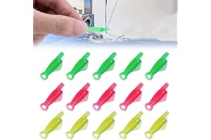 HABNI 15 pièces enfile-Aiguille, Aide à l'enfilage d'aiguille à Coudre, Guide Rapide d'enfilage pour Le Bricolage, en Forme de Poisson (3.3cm)