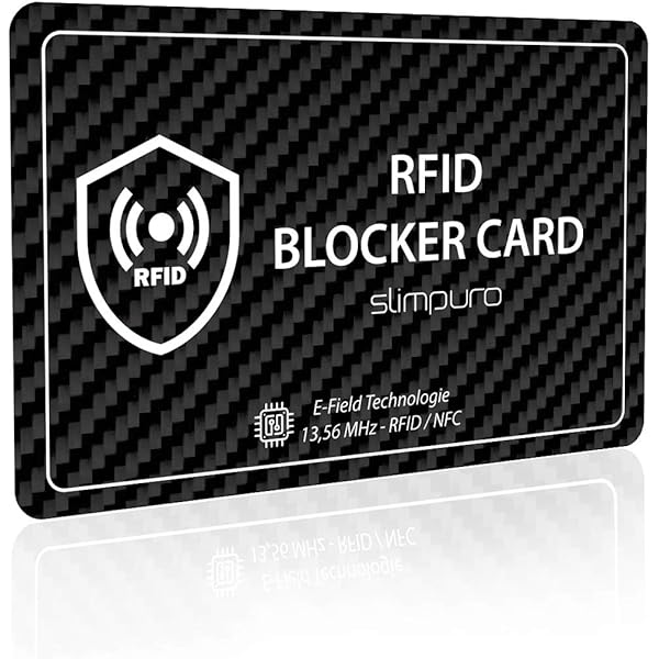 Carte Anti Rfid Dekra Emv - Carte Bloqueur Rfid 360° - Protection Rfid - Bloqueur Nfc - Carte De Protection Pour Portefeuille - Grande Carte De Protection Contre Le Vol De