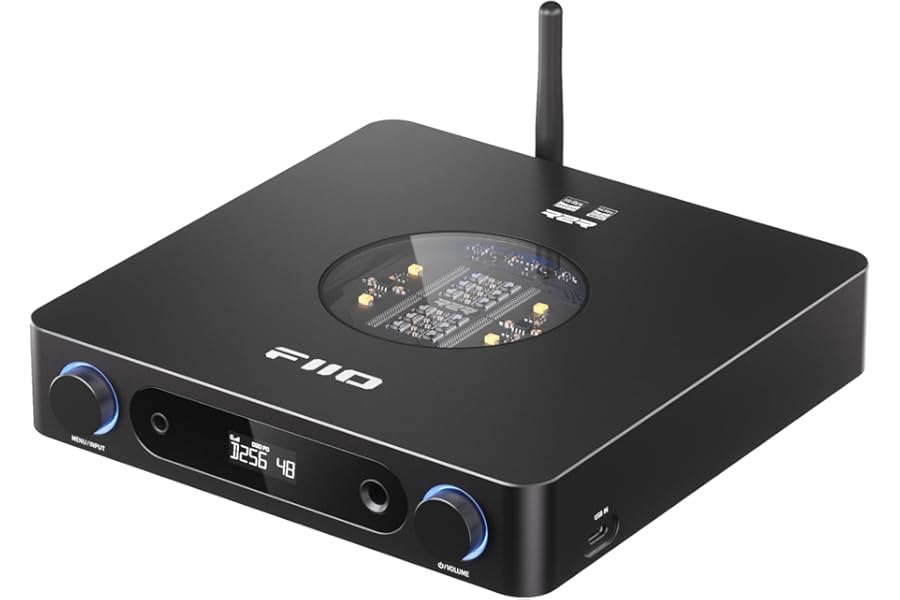 FIIO K13 Compact Desktop R2R architecture DAC and Headphone Amplifier (Black)