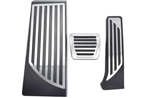 ITDEGNO Repose-pieds, couvre-pédales, compatible avec Alfa Romeo Stelvio 2017, 2018, 2019, 2020, 2021, 2022, 2023, 2024