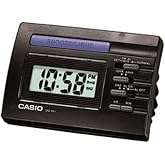 Casio DQ-541-1R Table Clock, Black, Standard