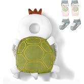 Bambebe Baby Head Support Adjustable Anti-fall Pillow Protection Baby Head Protector Helmet Protection for Baby (Turtle)