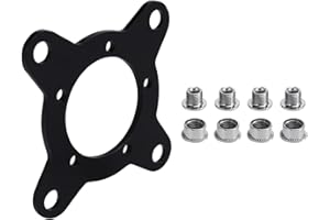 Wobekuy Bicicletta Elettrica 104 BCD Adattatore per Corona Spider per Bafang Mid Drive Motor Parti nel Alluminio Ad Alta Resistenza