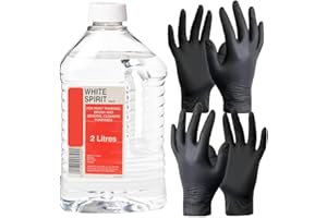 EZ BUYS UK Premium White Spirit (2L) – Multi-Purpose Solvent for Paint Thinning, Brush Cleaning & Degreasing Unlock Flawless finishes and Effortless cleanups with This high-Performance White Spirit,