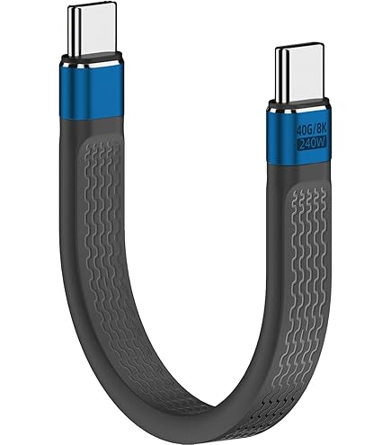 Puiseno Cavo USB C A USB-C Thunderbolt 5/USB 4 Gen 2 Corto PD