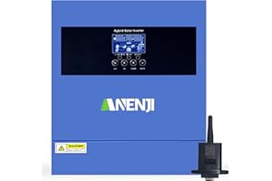 4200W Solar Hybrid Wechselrichter 24Vdc zu 230Vac Reiner Sinus Wechselrichter mit 100A MPPT Solarladeregler, Max PV-Eingangsspannung 500V, für 24V Lithium Batterien,mit WiFi-Modul
