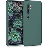kwmobile Handyhülle kompatibel mit Xiaomi Mi Note 10 / Note 10 Pro Hülle - Handy Case aus weichem Silikon in Blaugrün