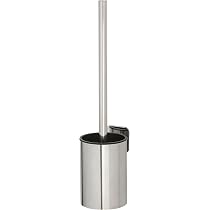 Tiger Items Scopino e Portascopino da WC, Acciaio Inox, Cromato, 11 x 8