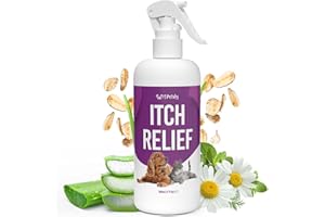 Petsly Itchy Dog Skin Relief - 500ml - Dog Itchy Skin Relief & Anti Itch for Dogs - Itch Remedies for Dogs - Dog Itching Skin Treatment - Treatment for Dogs with Itchy Skin & Cat Itchy Skin Relief
