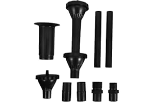 TOPBATHY 9 Pcs Fountain Nozzle Heads Water Feature Accessories Fountain Pump Nozzle Set Water Spray Heads for Submersible Pump Pool Pond