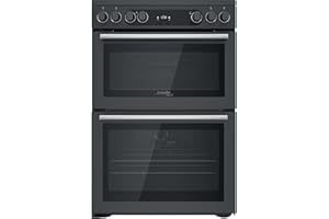 Hotpoint Cannon 60cm Double Oven Ceramic Electric Cooker - Anthracite