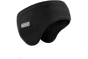 LIUPUUDLY Herren Sport Stirnband Ohrenwärmer Elastische Winddicht Ohrenschützer Headband für Radsport Fahrrad Wandern