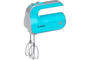 Theo Klein Bosch Batteur électrique I Batteur électrique Jouet, Fonctionne à Piles, fouets Amovibles I Interrupteur factice I Dimensions : 19 cm x 7 cm x 12 cm I Jouet pour Enfants à partir de 3 Ans