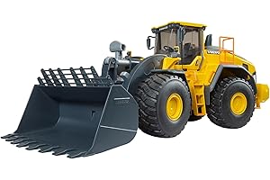 bruder 02458 - Volvo L260H cargadora de ruedas, vehículo de construcción, obra, cargadora, juguete