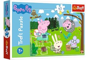 Trefl - Pussel, Skogsexpedition, Peppa Pig, 30 Bitar, För Barn Från 3 År
