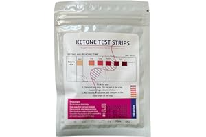 MEDIMAD Ketone Test Strips (100 Strips) - Measure Ketones Levels in Urine