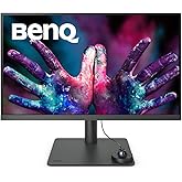 BenQ PD2705U Grafiker Monitor (AQCOLOR Technologie, 27 Zoll, 4K UHD, IPS, P3-Farbraum, USB-C-Laden, DP / HDMI, KVM, Hardware 