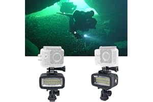 ‎FOTGA Fotga 40 m Underwater Waterproof Diving Video LED Night Light for GoPro Hero 3 4 Camera