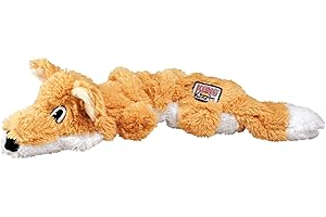 Dog toy "Knots" by Kong, soft, cuddly, durable, without filling, robust, Fox