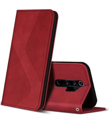 Custodia Viaggio Redmi Note 10 4G Portafoglio e Stand Pelle Nera