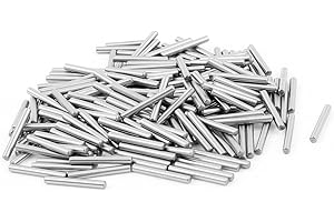 UXCELL sourcingmap® 2 mm x 15,8 mm równoległe kołki kołkowe ze stali nierdzewnej 200 szt.