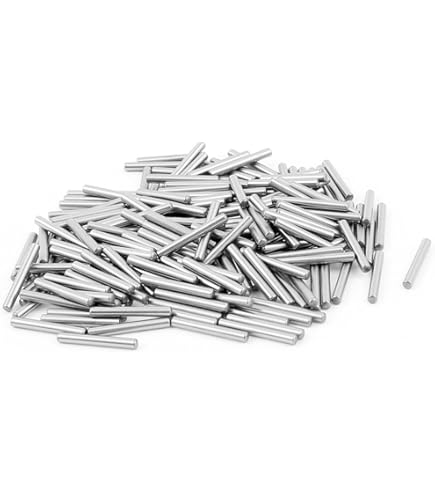 a12042300ux0533 100 stuks roestvrij staal 1 mm x 15,8 mm dowel pinnen kralen elementen roestvrij staal (verpakking van 100