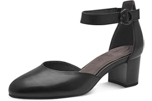 Tamaris Comfort Damen Pumps mit Riemen aus Leder Elegant