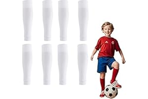 Nnicorns Tibias de Football Chaussette, Chaussettes de Protection de Football, chaussettes de football avec protège-tibias