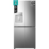 Hisense RQ5P470SYID &ndash; American Refrigerator 4 Doors, Width 79.5 cm | Free Inst., AlxWxFn 178.5x79.5x70 cm, 483L, Inox, WiFi,