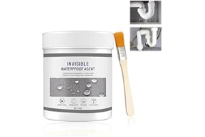 KUIRUNRX® Invisible Waterproof Sealant, 100ml Super Strong Bonding Spray Avec Brosse, Bathroom Tile Windows Sealant Agent Pour Toiture Et Mur Extérieur (1)