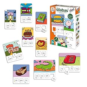 Diset- Aprendo 5 años Juguete educativos Las Silabas (68962)