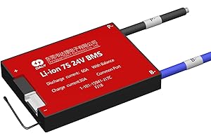 DALY BMS 7S 24V 60A Li-Ion Sistema de Gestión de la Batería, Batería Paquete de la Placa de Protección con Cables de Equilibrio para Batería Scooter Eléctrico Motocicleta