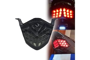 Fast Pro - Luci a LED per fanali posteriori, stop, indicatori di direzione per Kawasaki Z750 2007-2011 Z1000 2007-2009 ZX-6R 2009-2011 ZX-10R 2008-2010