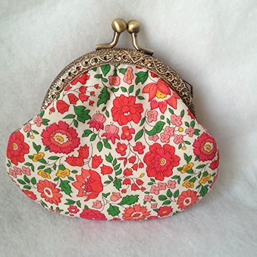 Coin purse made with metal clasp with Liberty Fabric