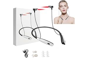 CelestiMingle Tinnitus Infrarot Ohrstöpsel, Rotlichtgerät für Tinnitus mit 650nm Wellenlänge, Infrarot Unterstützung zur Linderung von Tinnitus, geeignet für Nase und Ohren (A)