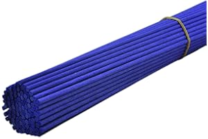 OUGUAL 100 Piezas Varillas difusoras de Fibra, Varillas difusoras de Aceite Esencial de habitación para Fragancia de Aroma (Morado, 25cm*3mm)