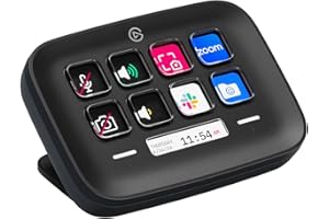 Elgato Stream Deck Neo (Noir) – 8 Touches Personnalisables, 2 Touch Points, accélérez tâches et workflows – Word, Excel, Teams, Zoom, Spotify, etc. – Compatible Mac/PC