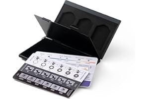 NEW YORK CITY PHOTO SAFARI Photography Cheat Sheet & SD Card Holder (Bundle) (Midnight Black)