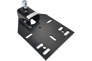 XIMPLIO Montageplatte für Seilwinden mit Befestigung an der Anhängerkupplungskugel mit dem Kugeldurchmesser von 50 mm.