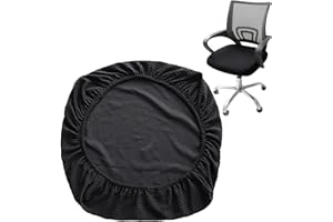 KSBBHDS Funda Elástica para Silla de Oficina - Antideslizante, Protectora de Poliéster - Accesorio